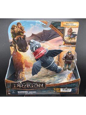 How To Train Your Dragon Gronckle + Fishlegs Action Figures